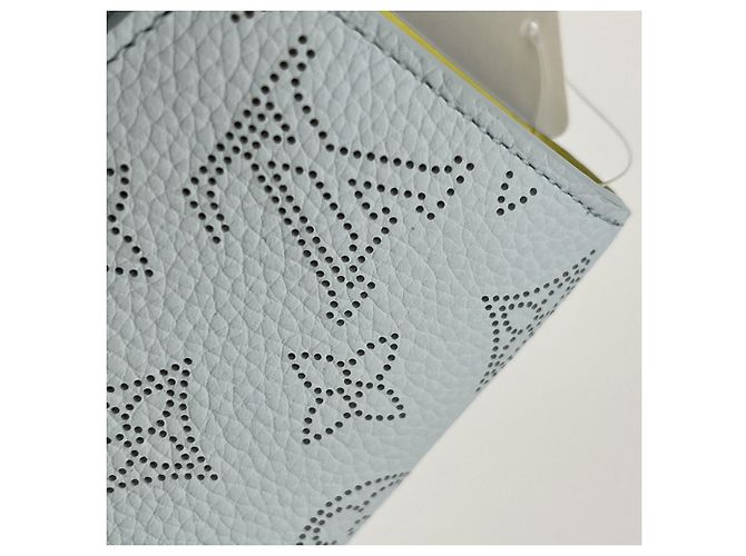 Louis Vuitton Mahina Portefeuille Iris Compact Wallet Blu Giallo - vista 18
