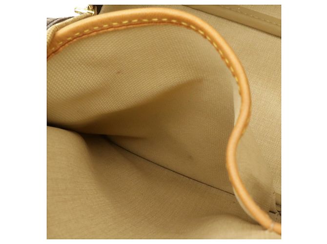 Borsa Louis Vuitton Monogram Bowling Vanity Deauville Marrone - vista 10
