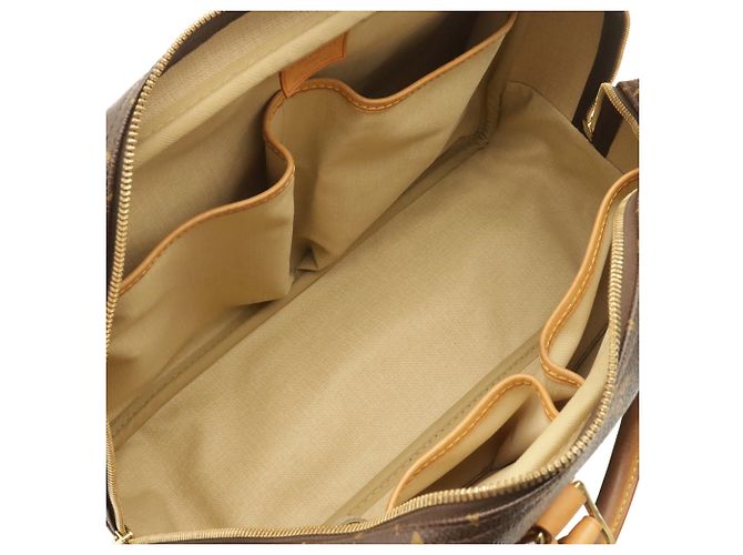 Borsa Louis Vuitton Monogram Bowling Vanity Deauville Marrone - vista 8