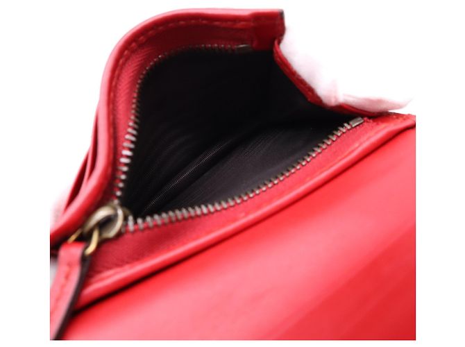Cartera compacta Gucci GG Supreme Cherry Roja Verde - vista 14