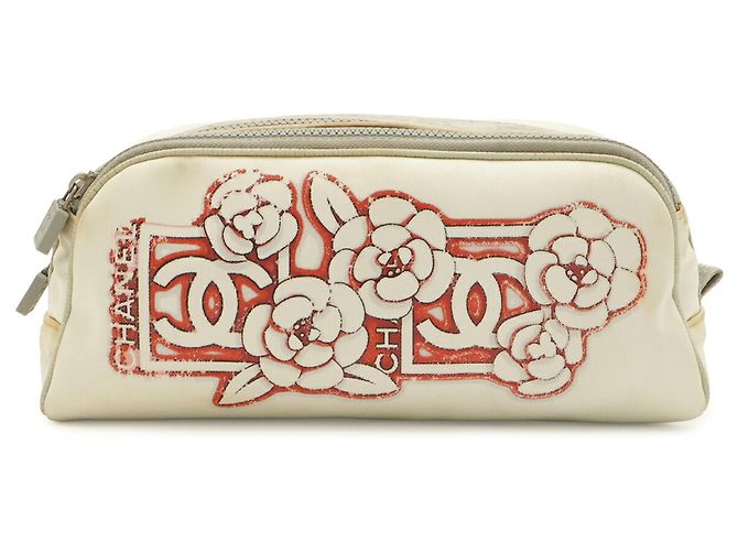 Borsa a Mano Chanel Sport Line Camellia Nero Bianco Rosso - vista 2