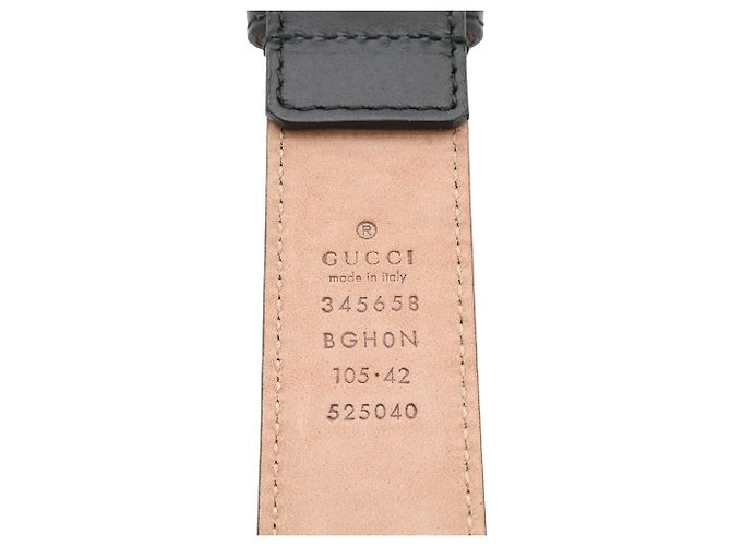 Gucci Reversible Leather Belt Black - view 9