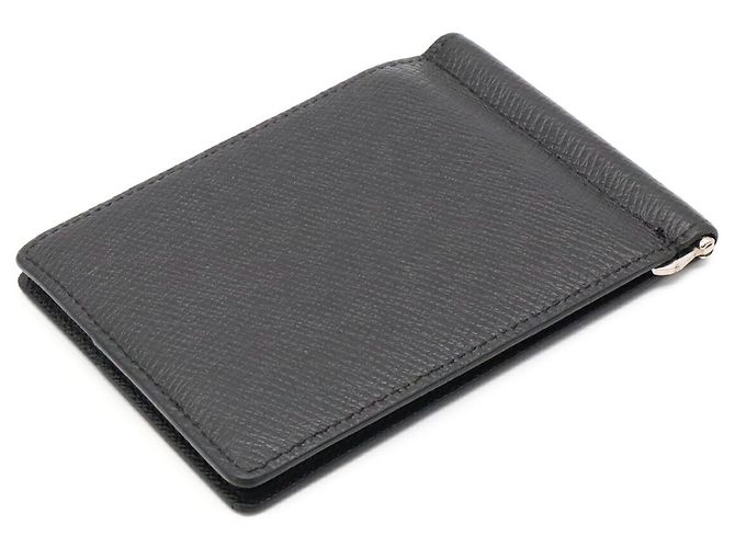 Cartera Louis Vuitton Taiga Bi-Fold Negro - vista 3