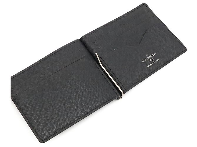 Cartera Louis Vuitton Taiga Bi-Fold Negro - vista 5