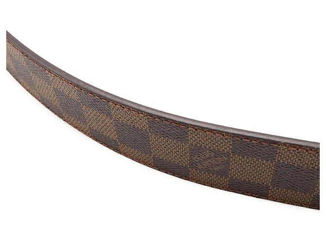 Cintura Louis Vuitton Damier LV Initial 40mm Marrone - vista 6