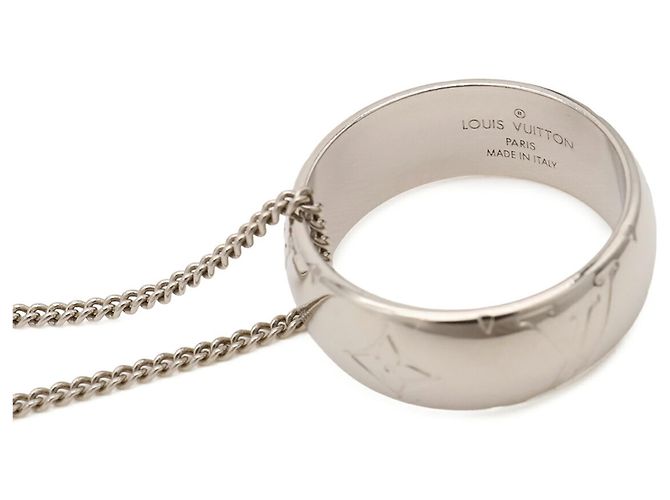 Collana con anello Monogram Louis Vuitton Argento - vista 6