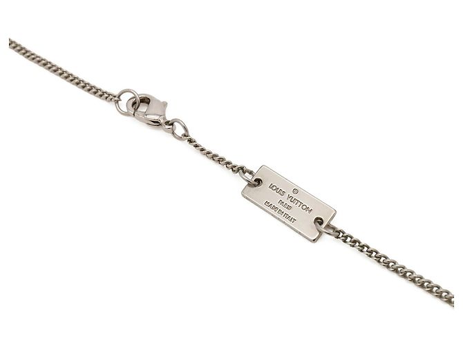 Collana con anello Monogram Louis Vuitton Argento - vista 7