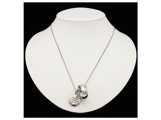 Collana con anello Monogram Louis Vuitton Argento - vista 8