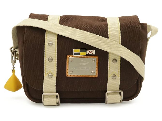 Borsa a tracolla Louis Vuitton Antigua Line Cup LV Bussas PM Marrone - vista 2