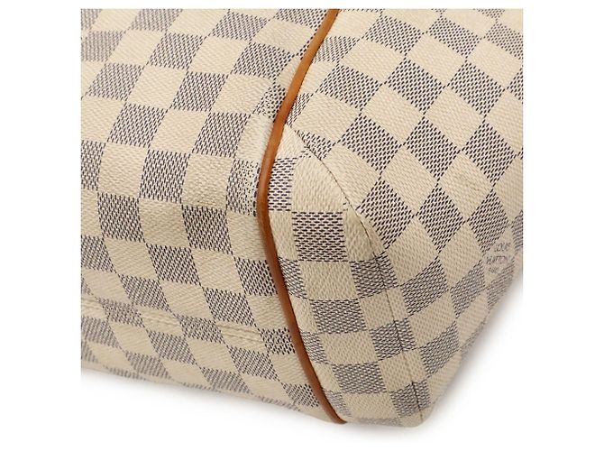 Borsa Tote Louis Vuitton Damier Azur Totally PM Crudo - vista 4
