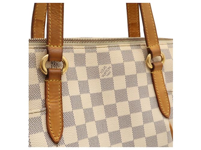 Borsa Tote Louis Vuitton Damier Azur Totally PM Crudo - vista 6