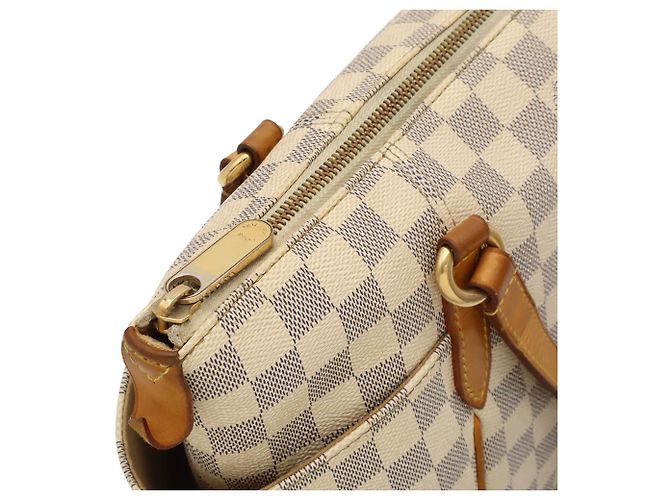 Borsa Tote Louis Vuitton Damier Azur Totally PM Crudo - vista 7