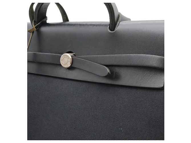 Hermès Borsa Hermes Herbag MM Nero - vista 9