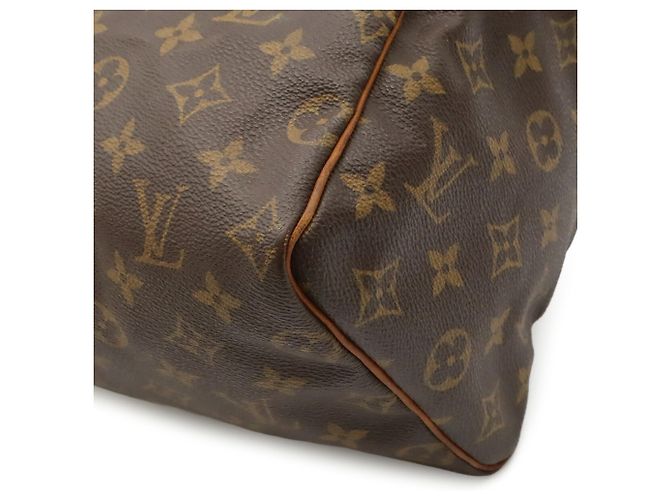 Louis Vuitton Monogram Speedy 25 Handbag Brown - view 4