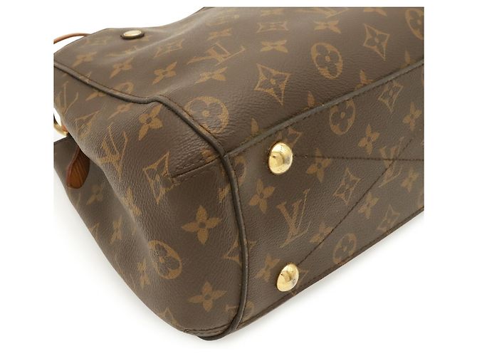 Borsa Louis Vuitton Monogram Montaigne BB Marrone - vista 4