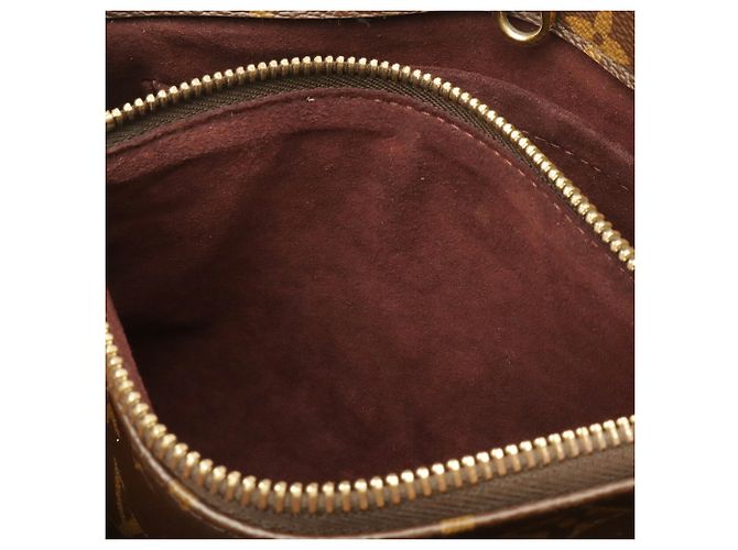 Borsa Louis Vuitton Monogram Montaigne BB Marrone - vista 9