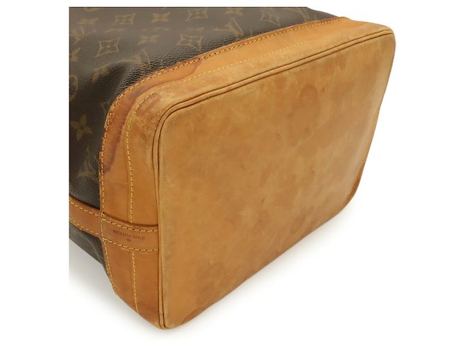 Borsa a tracolla Louis Vuitton Monogram Noe Modello M42224 Marrone - vista 4