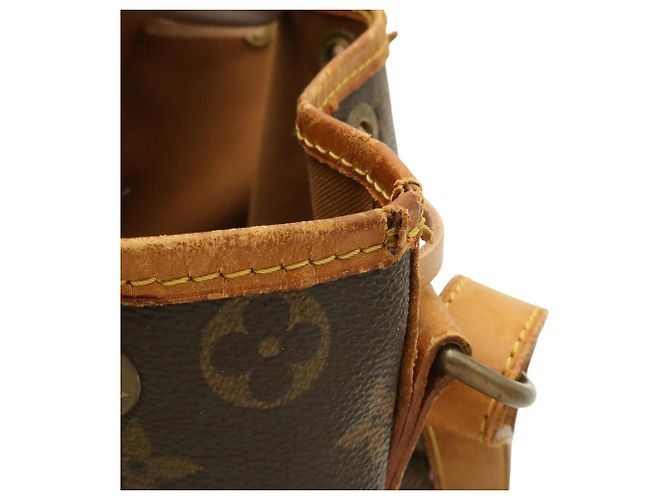 Borsa a tracolla Louis Vuitton Monogram Noe Modello M42224 Marrone - vista 7