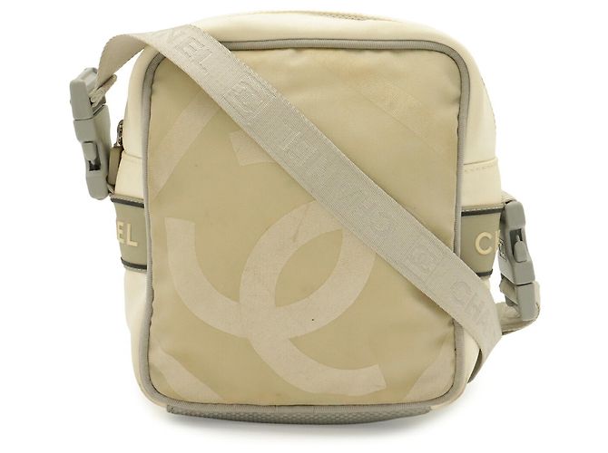 Borsa a tracolla/Pochette Chanel Sport Line Bianco - vista 2
