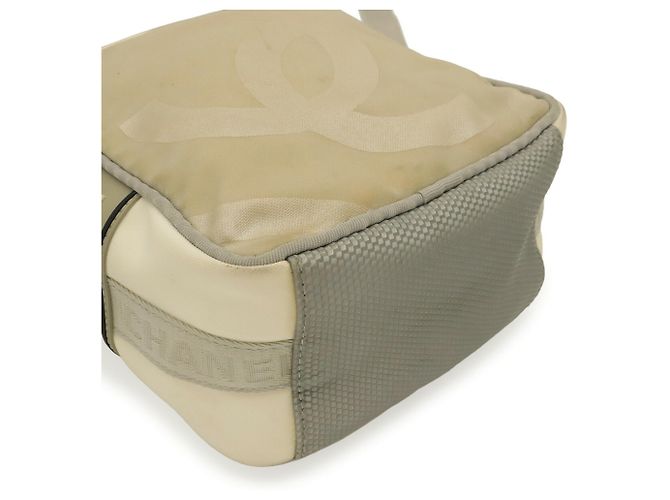 Borsa a tracolla/Pochette Chanel Sport Line Bianco - vista 4