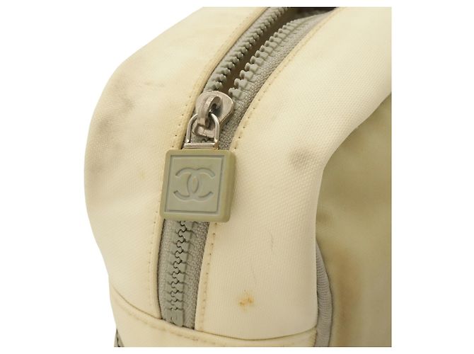 Borsa a tracolla/Pochette Chanel Sport Line Bianco - vista 7