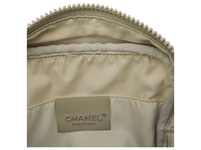 Borsa a tracolla/Pochette Chanel Sport Line Bianco - vista 9