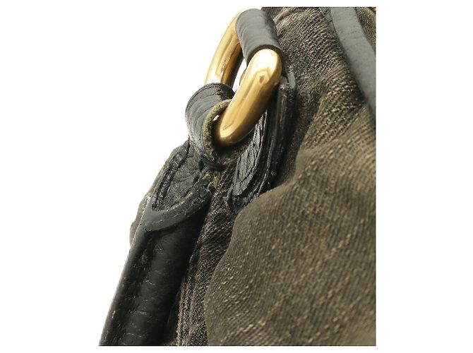 Borsa Tote Louis Vuitton Monogram Denim Neo Cavi MM Nero - vista 6