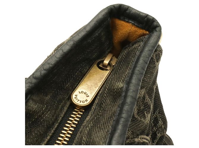Borsa Tote Louis Vuitton Monogram Denim Neo Cavi MM Nero - vista 8