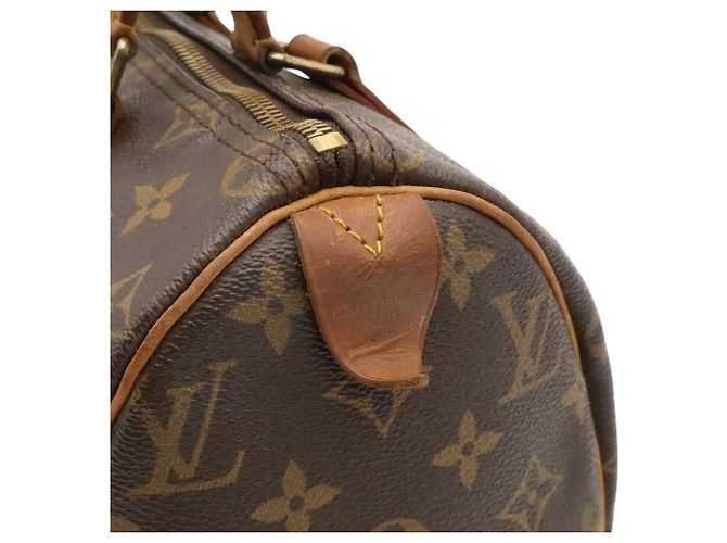 Bolsa Louis Vuitton Monogram Speedy 25 Marrom - vista 10