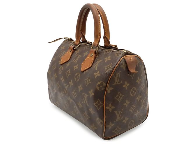 Bolsa Louis Vuitton Monogram Speedy 25 Marrom - vista 3