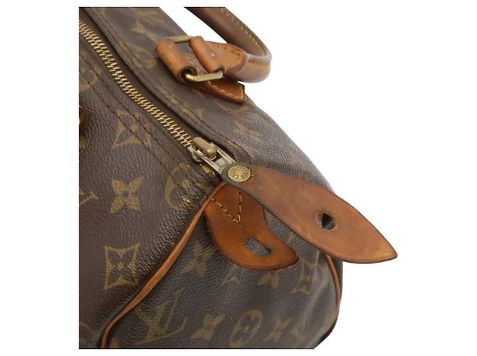 Bolsa Louis Vuitton Monogram Speedy 25 Marrom - vista 6