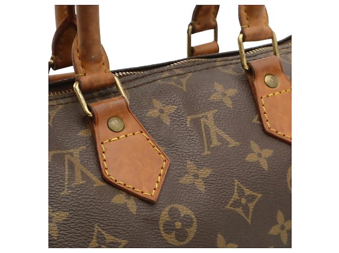 Bolsa Louis Vuitton Monogram Speedy 25 Marrom - vista 8