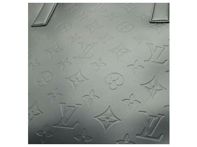 Borsa Tote Louis Vuitton Monogram Mat Stockton Blu - vista 5