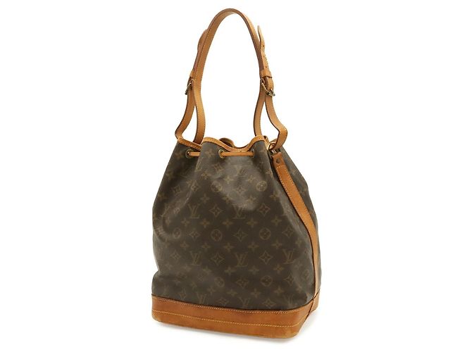 Borsa a tracolla Louis Vuitton Monogram Noe Marrone - vista 3