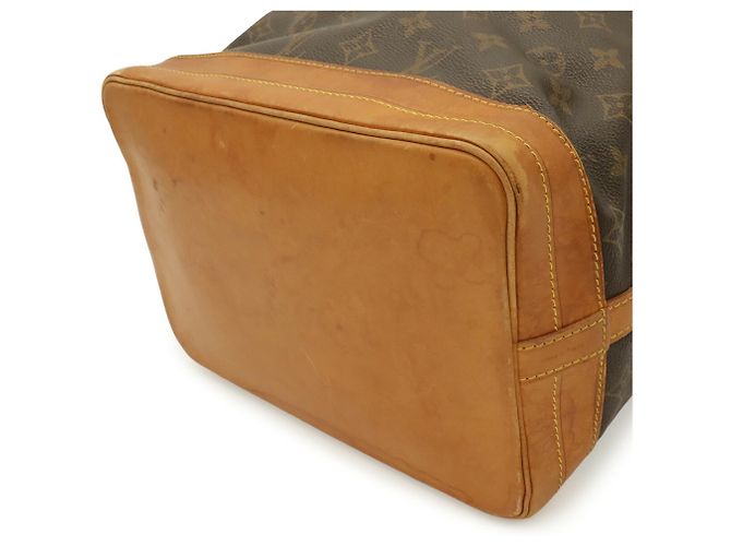 Borsa a tracolla Louis Vuitton Monogram Noe Marrone - vista 4