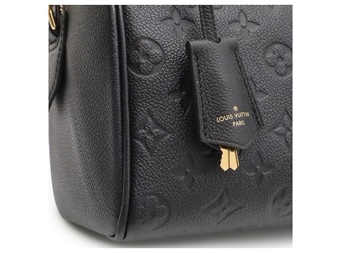 Borsa Louis Vuitton Monogram Empreinte Speedy Bandoulière 25 NM Nero - vista 10
