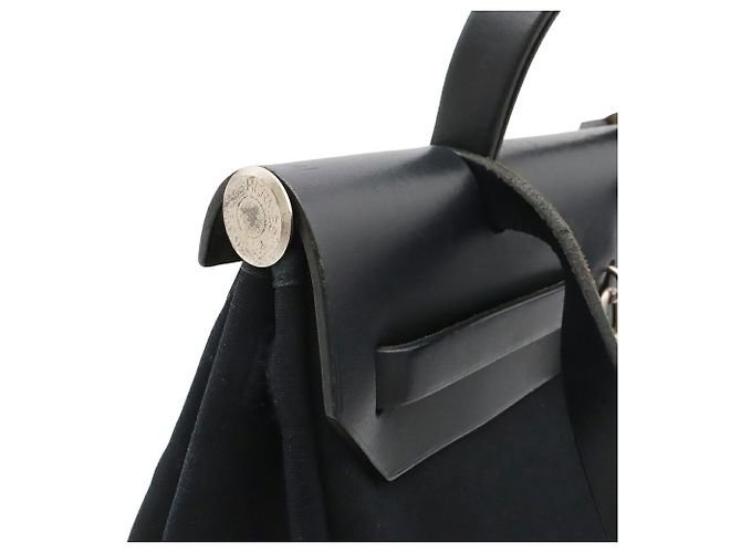 Hermès Borsa a mano e a tracolla HERMES Herbag PM Nero - vista 6