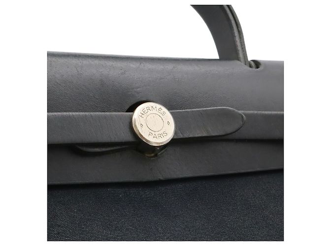 Hermès Borsa a mano e a tracolla HERMES Herbag PM Nero - vista 8