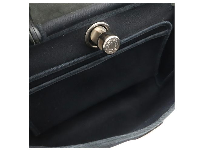 Hermès Borsa a mano e a tracolla HERMES Herbag PM Nero - vista 9