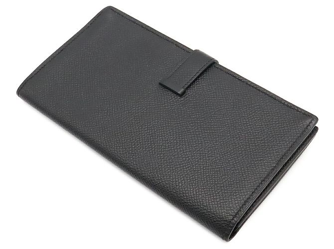 Hermès Hermes Bearn Soufflé Langbeutel Schwarz - Ansicht 3