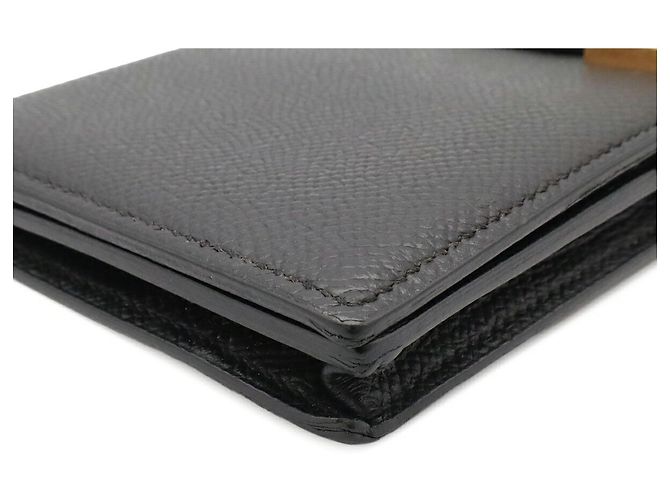 Hermès Hermes Bearn Soufflé Langbeutel Schwarz - Ansicht 4