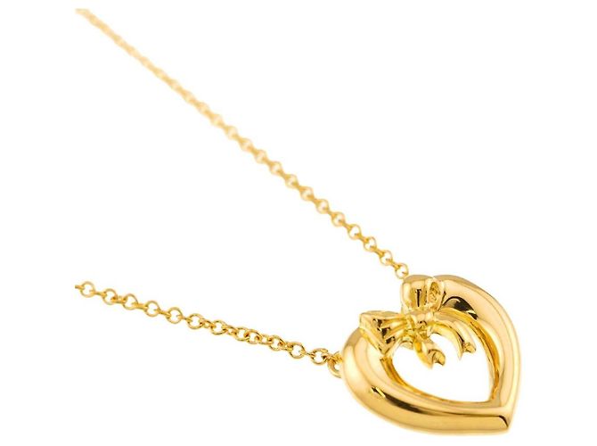 Collana Heart Ribbon Tiffany & Co. D'oro - vista 2