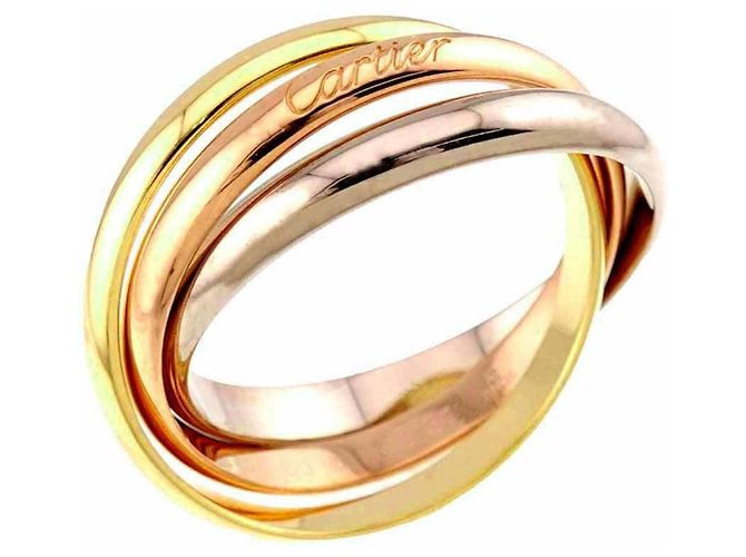 Anello Cartier Trinity in oro 18K D'oro - vista 2