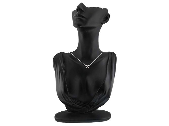 Collana a Croce con Diamanti Tiffany & Co. - vista 6