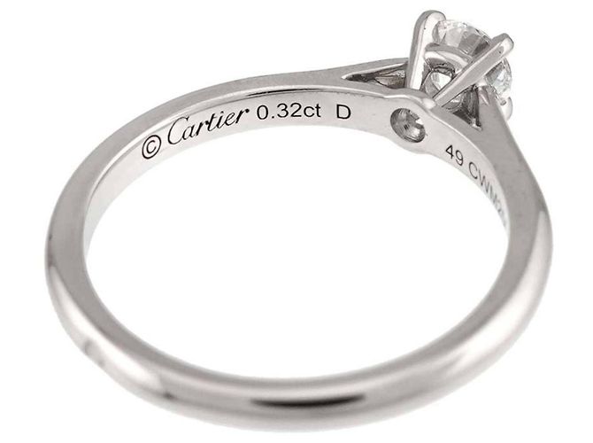 Cartier 1895 Solitär-Diamantring - Ansicht 2