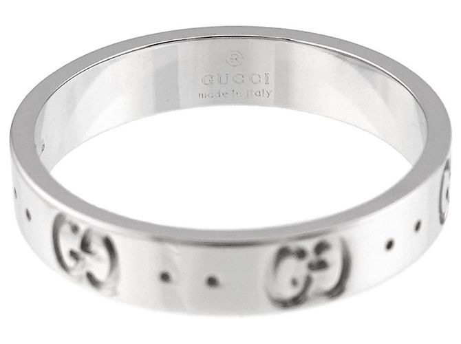 Gucci Icon Band Ring aus Weißgold - Ansicht 2