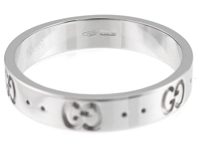 Gucci Icon Band Ring aus Weißgold - Ansicht 3
