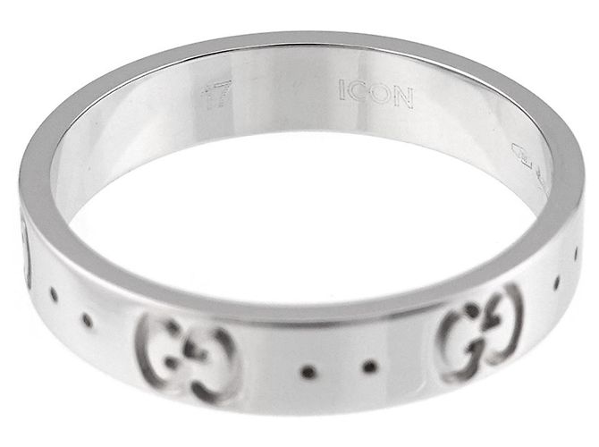 Gucci Icon Band Ring aus Weißgold - Ansicht 4