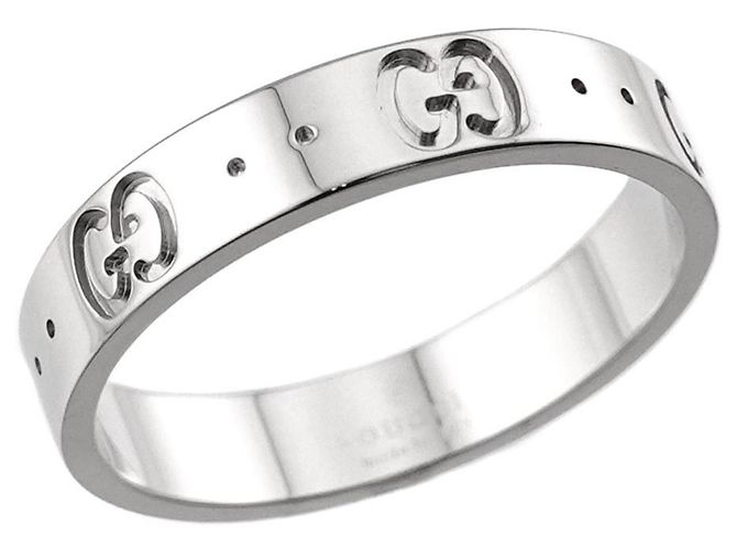 Gucci Icon Band Ring aus Weißgold - Ansicht 5