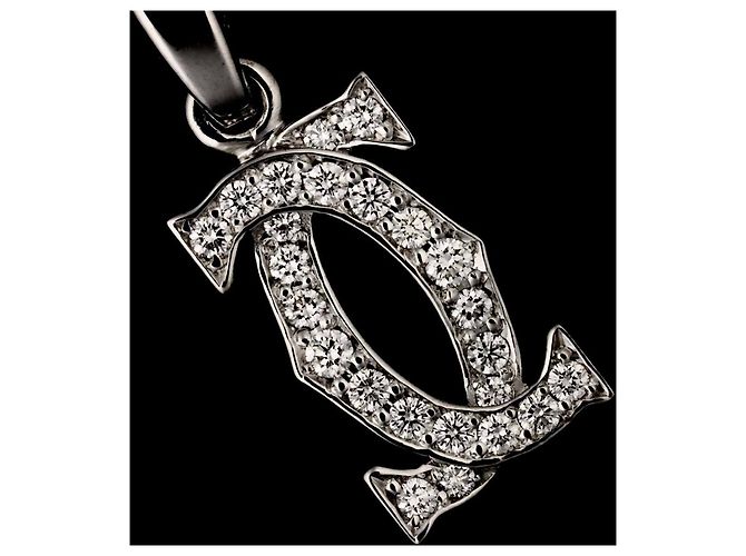 Cartier 2C Diamant-Anhänger - Ansicht 4